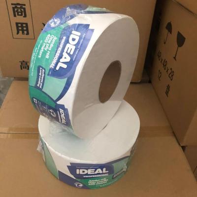 China Bath Room Toilet Paper Roll Soft Toilet Paper Jumbo Roll Recycle Toilet Paper Towel Paper Jumbo Roll for sale