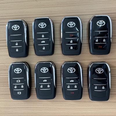 China Replace car main body shell factory direct sales folding 2 button aftermarket car main body shell for toyota for sale