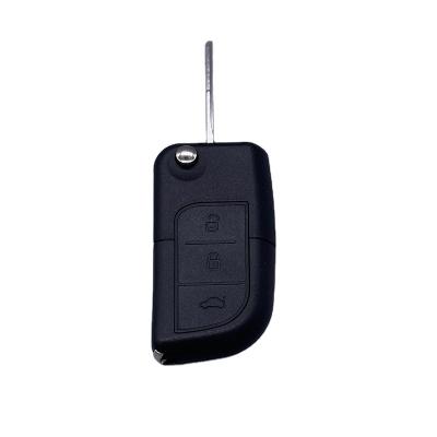 China Replace Factory Direct 3 Button Car Key Case Car Transponder Flip Remote Key For Changan for sale