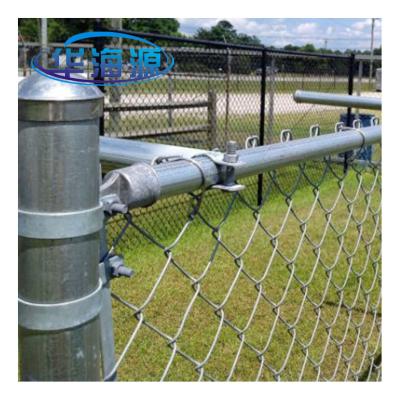 China Airport / Factory Wholesale Used Black Chain Link Fence For Sale /yard / factory sales for sale