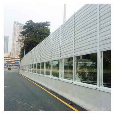 China Modern Road Barrier Construction Sound Barrier Manufacturer Acrylic Polycarbonate Visual Noise Barrier for sale