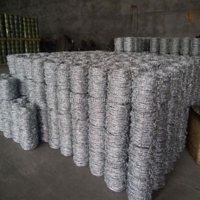 China Big Protection Galvanized 4 Point Strand Barbed Wire /PVC Coated Barbed Wire for sale