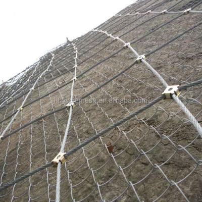 China With clips SNS slope rope manufacture slope protection system factory rockfall protection netting for sale