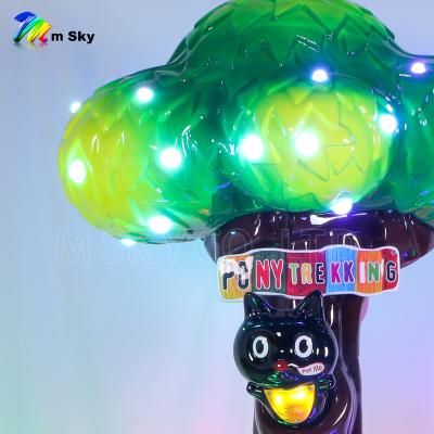 China Innotative Kiddie Rides KA-615 High Revenue Tree Carousel Children Coin Operated Carousel Beautiful With Touch Of Voice Function For Sale for sale