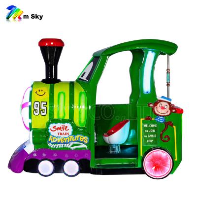 China Innotative Kiddie Rides Trackless Kiddie Train Maker Amusement Kids Machines Original Kiddie Ride Train Ride For Salt for sale