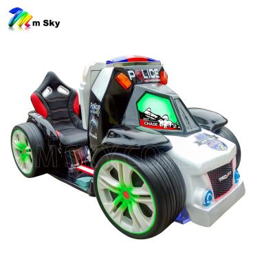 China Innotative Kiddie Rides 190W 220V 110V Coin Operated Video Racing Car Game Police Chasing Kiddie Rides Game Racing Machine for sale