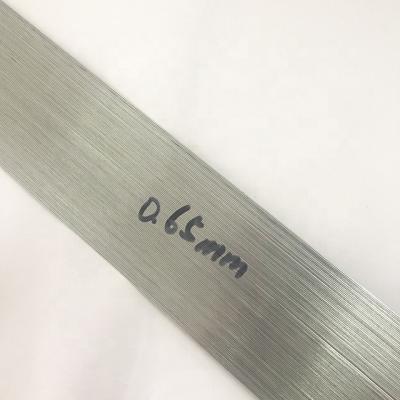 China Industrial Galvanized Steel Wire 23gauge 0.65mm Wire 100pcs/row Strip Spools For 10F Staples for sale