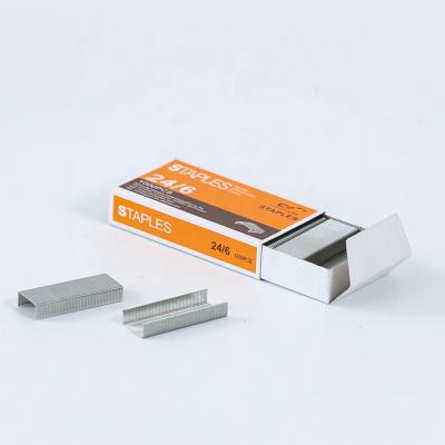 China Popular School Stationery Products Clip Terminal 24/6 Zinc Clips 369 1000pcs for sale