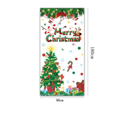 China Outdoor advertising display Christmas decoration vertical banner indoor and outdoor poster layout hanging stage flag for sale