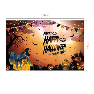 China New Halloween Banner Outdoor Advertising Background Decoration Atmosphere 180*115CM Custom Flag Party Festive Flag for sale