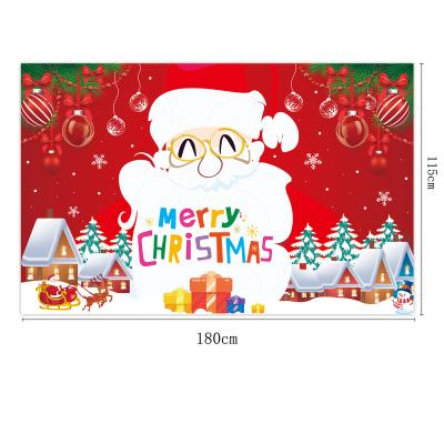 China 2022 Newest Outdoor Advertising Display Christmas Background Banner Porch Garage Door Yard Decoration Banner for sale