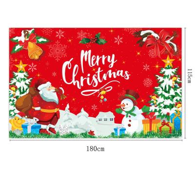 China Custom New Christmas Porch Porch Couplet Garden Decoration Banner From Outdoor Advertising Display Manufacturer Background Banner for sale