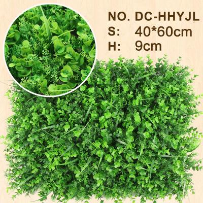 China Wall Art Decor Other Artificial Plants Fake Green Grass Plant Mat Artificial Plant Green For Decoration for sale