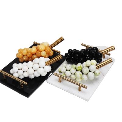 China China Home Decor Grape Pure Handmade Natural Marble Ornaments for sale