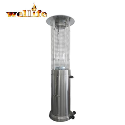 China Stocked CE Approved Garden Patio Outdoor Round Glass Tube Heater for sale