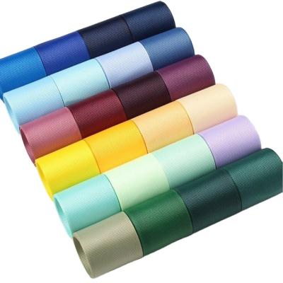 China Sustainable Custom Ribbon Grosgrain Ribbon Personalized Logo Good Quality Satin Silk for sale