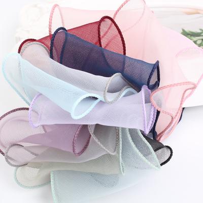 China Viable Manufacturers Lead Bilateral Korean Version Organza Ribbon Edge Bow Baking Ribbon for sale