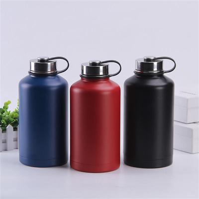 China Wholesale 64OZ Large Large Vacuum Sustainable Bottle Double Wall Stainless Steel Insulated Stanley Sport Thermos Water Bottle Custom Logo for sale