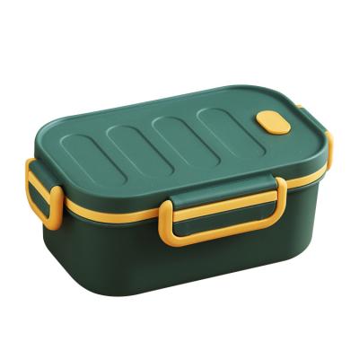 China Modern Food Packaging Insulated Thermal Kids School Enthusiast Metal Bento Stainless Steel Kids Lunch Plastic Box for sale