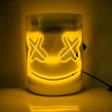 China 2020 Eco-Friendly Neon Mask DJ Music LED Light Up Party Purge El Mask Halloween Masks Glow In The Dark for sale