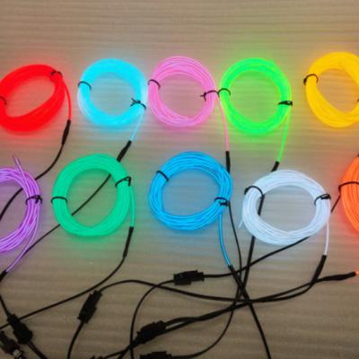 China Hot Selling 5M EL Strip Safety Eco-friendly LED Strip TikTok Cold Light LED Wire Glowing Wire for Holiday DIY Factory Wholesale Price Wholesale for sale