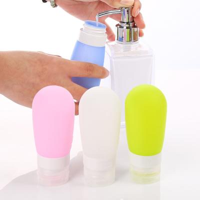 China Wholesale imaginative durable refillable plastic food grade silicone travel pump bottle 48ML 90ML under for sale