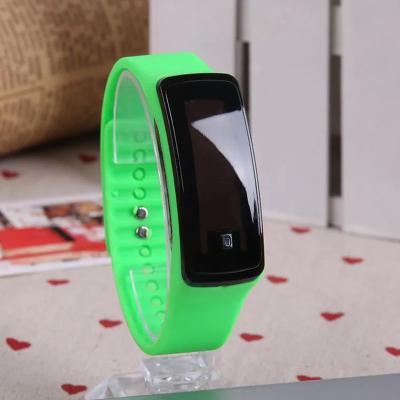 China Trend Automatic Silicone Fashion Date Electronic Watch Personalized LED Silicone Sports Watch Candy Color Kids Watches for sale