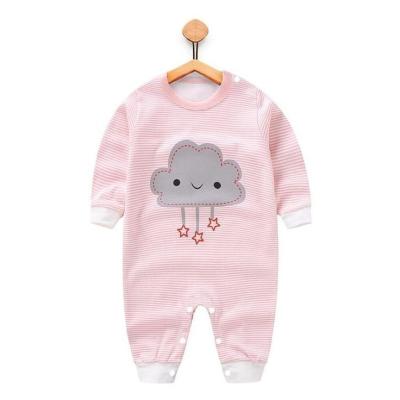 China Wholesale Custom Made Pattern Long Sleeve Baby Romper Cotton Baby Overalls Warm Baby Romper For Winter for sale