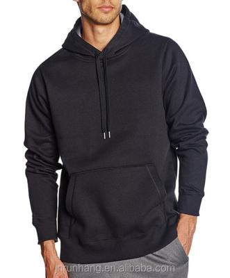 China Custom made anti-pilling men's plain hooded sweatshirt for sale