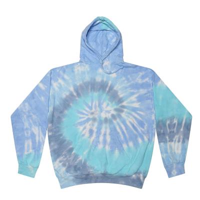 China Breathable High Quality Tie Dye Hoodie Cotton Unisex Custom Pull Over Long Sleeve For Youth for sale