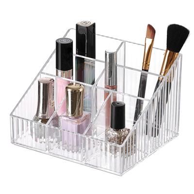 China Minimalist Divider Storage Boxes Transparent Simple Makeup for sale