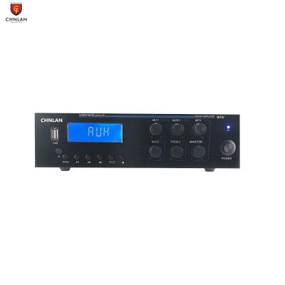 China Store/Store/SPA/Restaurant/Clinic Audio Amplifier with blue tooh USB FM 80W Power Mixing Amplifier for Store Shop SPA Clinic for sale