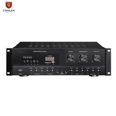 China Bluet/USB/SD CARD MP3 TOP Selling 2 Channel 130w*2 MP3 Mixing Karaoke Stereo Amplifier Digital High Fidelity Audio System For Home Theater for sale