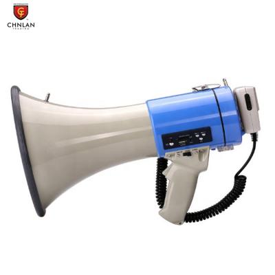 China No Game DC 12V Top Selling Portable Siren Megaphone 50W USB Rechargeable Speaker AUX. disc for sale