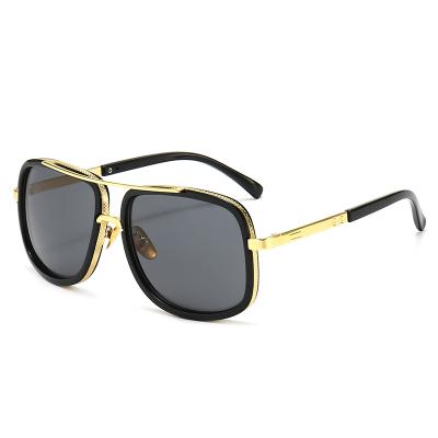 China European fashion sunglasses and American street trend retro metal mirror sunglasses fashion sunglasses wholesale for sale