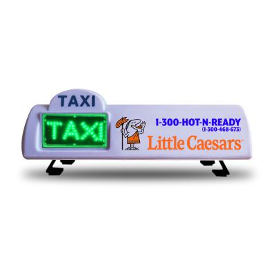 China Taxi Exterior Roof Top Display Top Driving School Advertising Signs for sale