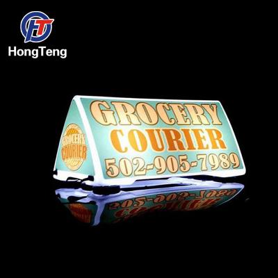 China Standard Export Carton Customize Top Pizza Style Taxi Lights for sale