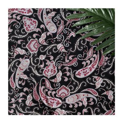 China Wholesale Stretch Classic Navy Pattern Floral Cotton Printed Fabric 58 Inches Wide For Suit for sale