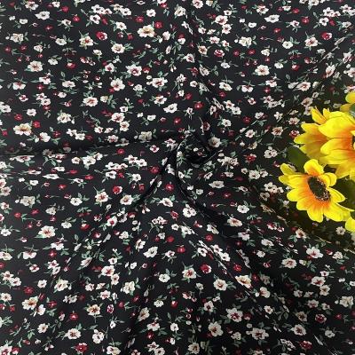 China New Pure Fashion Elegant Floral Design 100%Dray Fabric For Making Women's Fabric Garment Fabric Dress for sale