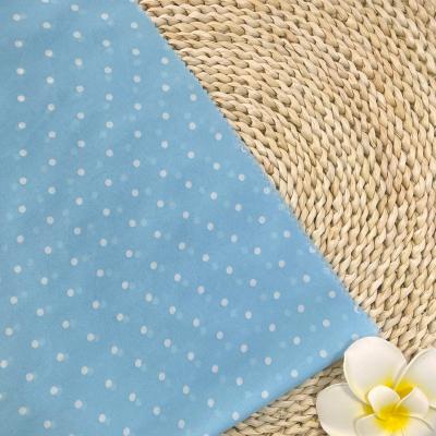 China New Fashion Pure Dot Pattern 100%Polyester Manufacturer Printed Fabric For Making Women's Dress Garment Suit for sale