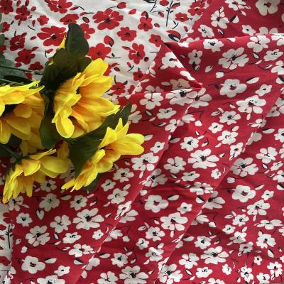 China Sheer Wholesale Customized Floral Pattern Digital 100% Polyester Printed Satin Fabric For Making Dress Shirt Sleepwear for sale