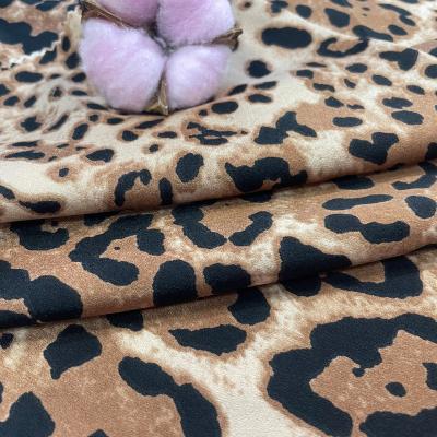 China Pure hot sale fashion printing 100% polyester embossed satin T-shirt fabric for sale