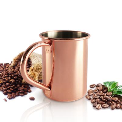 China Modern Stainless Steel Cup Copper Moscow Mule Mug Water Cup Milk Beer Mug for sale