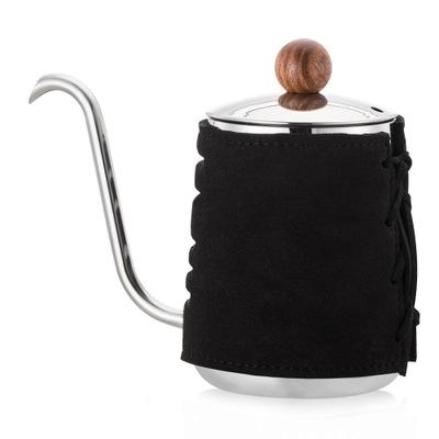 China Durable Stainless Steel Coffee Drip Kettle No Handle Gooseneck Spout Coffee Teapot For Bartender Tools for sale