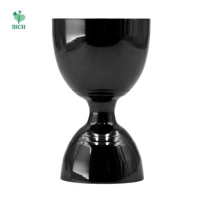 China 2021 Double Cocktail Matte Black Stainless Steel Jigger 1oz/2oz Viable Custom Bar Jigger Machine Jigger for sale