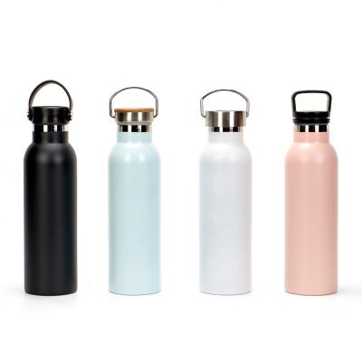 China Stainless Steel Multi Viable Water Bottle Double Wall Size Vacuum Insulated Sport Thermal Flask With Lid 350ml 500ml 650ml 750ml 1000ml for sale