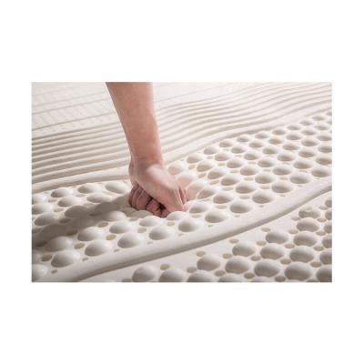 China Factory Supply Foldable High Density Bouncy Soft Dirty Repellent King Size Modern Design Natural Latex Mattress for sale