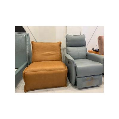 China Assembled High Quality Long Life Price Support Maid Stretch Recliner Modern Luxury Leather Sofa for sale