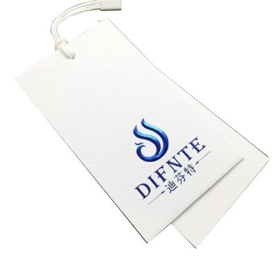 China YC50009 Recyled Swing Hang Tags New China Label Designs Custom Apparel Garment Hang Tags Logo Price Tags Custom Plastic for sale