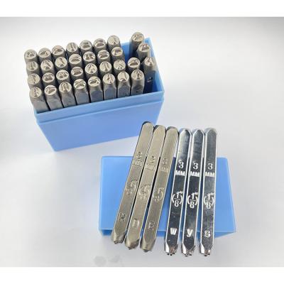 China Chinese Letter CR40 STEEL Kit Metal Letters Stamp Punch Tool For Jewelry for sale